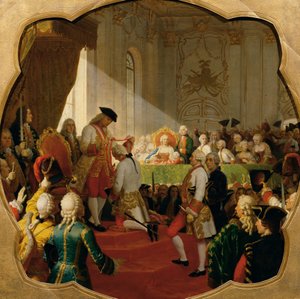 První povýšení do vojenského řádu Marie Terezie v roce 1758