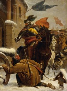Nájezd Johanna de Wertha u Tuttlingenu v roce 1643 od Karl von Blaas