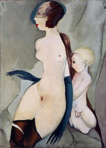 ""Madone de la rue Marijas a Riga, Lettonie"" (Madona z ulice Marijas) Peinture de Karlis Padegs (1911-1940) - 1932 - Olej na plátně Rozměr 94x68 cm Státní muzeum umění Lotyšské republiky, Riga