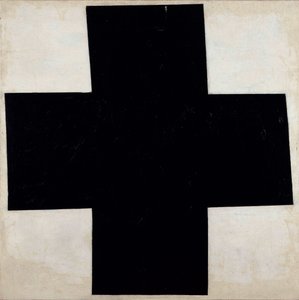 Černý kříž Croix noire, 1915. od Kazimir Severinovich Malevich
