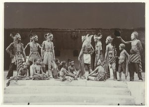 Drama od Javanese v kostýmu