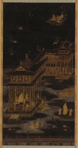 Ráj Amidy Buddhy Amitabha, období Heyan, 794-85. od Kasuga Kaishi