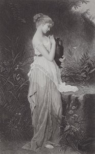 Psyché a váza (rytina) od Kate Gray