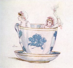 „Klid v šálku čaje“ od Kate Greenaway od Kate Greenaway