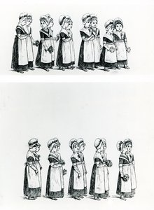 Charity children, c.1880 (rytina) od Kate Greenaway