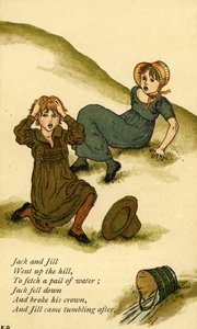 Ilustrovaný Jack a Jill od Kate Greenaway