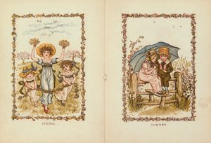 Jaro a léto, 19. století od Kate Greenaway