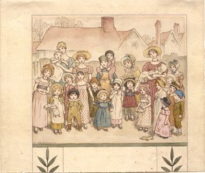 Pouliční představení od Kate Greenaway