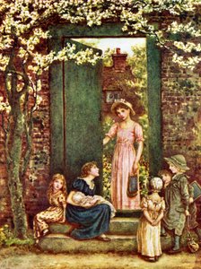 Otevřené dveře od Kate Greenaway od Kate Greenaway