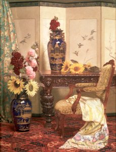 "Slunečnice a topolovky", 1889 od Kate Hayllar