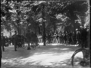 Haag, Nizozemsko, 1.8.1914 (černobílá fotografie)