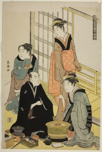 Sníh ze série „Sníh, měsíc a květiny plovoucího světa (Ukiyo setsugekka)“