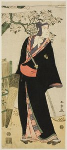 Herec Ichikawa Komazô II jako Sukeroku od Katsukawa Shun