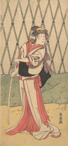 Žena Kiku Segawa, členka Ah Femme Roe, 1762-1819. od Katsukawa Shun