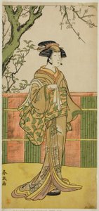 Herec Sawamura Tamagašira v neznámé roli od Katsukawa Shun