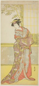 Herec Sanogawa Ichimatsu III Pravděpodobně jako Masago Gozen ve filmu "A Courtesan