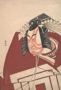 Člen Ichikawa Dan Juro V Ah, Performanse na chvíli? 1789. od Katsukawa Shunko