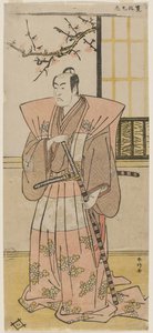 Ichikawa Monnosuke II jako lord ve formálních šatech od Katsukawa Shunko