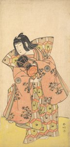 Tee c a r Nakamura a Mijuro Jako člen Beauty Maru Tee D Rama poslouchám Iwayu, která hrála hlavní roli. 1773. od Katsukawa Shunko
