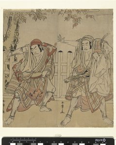 Herci Otani Hiroji III v Otani Tomoemon od Katsukawa Shunsho