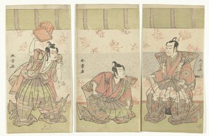 Herecký triptych od Katsukawa Shunsho