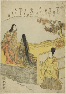 "I": Coming of Age, ze série "Tales of Ise v módních brokátových obrázcích (Furyu nishiki-e Ise monogatari)" od Katsukawa Shunsho