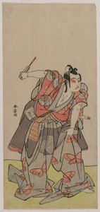 Ichikawa Yaozoi s Když tu byli moji předkové, nebyla to sedmdesátá léta 18. století. od Katsukawa Shunsho