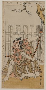 Ichimura Uzaemon IX jako Umeomaru od Katsukawa Shunsho