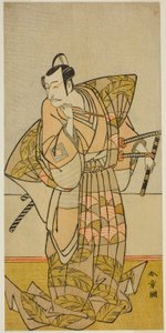 Ichikawa Danjuro V jako Shigetada z Chichibu od Katsukawa Shunsho