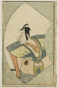Herec Matsumoto Koshiro II z „Obrázkové knihy divadelních fanoušků (Ehon butai ogi)“ od Katsukawa Shunsho