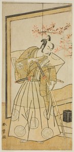 Svět prvního sněhu, perforovaný v Moritě, 1773 od Katsukawa Shunsho