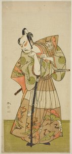 Herec Nakamura Juzo II v neznámé roli od Katsukawa Shunsho
