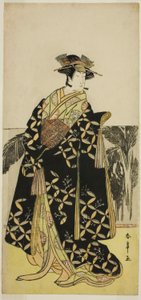 Herec Nakayama Tomisaburo I v neidentifikované roli od Katsukawa Shunsho