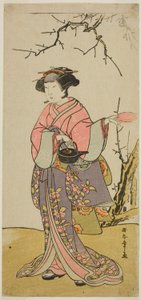 Herec Yamashita Kinsaku II v neznámé roli od Katsukawa Shunsho