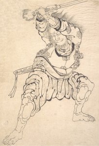 Válečník. od Katsushika Hokusai