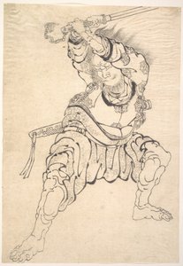 Válečník od Katsushika Hokusai