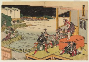 10. jednání od Katsushika Hokusai