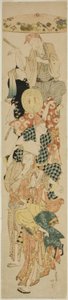 Bon festivalový tanec od Katsushika Hokusai