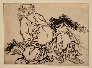 Čínský válečník od Katsushika Hokusai