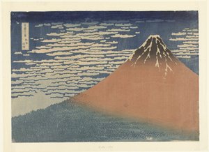 Jasno s jižním větrem od Katsushika Hokusai