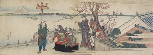 Umělci divadla Daikagura od Katsushika Hokusai