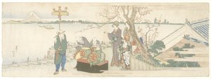 Daikagura Performers, 1801-1805 od Katsushika Hokusai