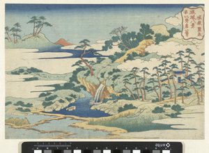 Posvátná studna Jogaku Jogaku reisen (název na objektu) Osm pohledů na ostrovy Rjúkjú (název série) Ryukyu hakkei (název série na objektu) od Katsushika Hokusai