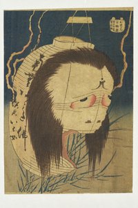 Duch Oiwy ze série „Sto příběhů“ od Katsushika Hokusai
