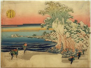 Pobřežní pás Sodegaura v provincii Sagami od Katsushika Hokusai