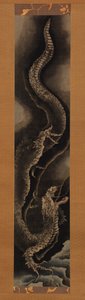 Klesající drak od Katsushika Hokusai
