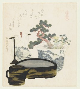 Koňský amulet Mayoke (název na objektu) Série s koňmi (název série) Umazukushi (název série na objektu) od Katsushika Hokusai