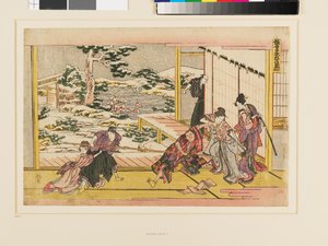 Kanadehon Chūshingura Akt IX od Katsushika Hokusai