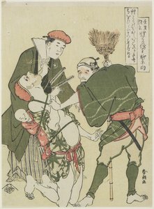 Zlomyslný kněz, asi 1790 od Katsushika Hokusai