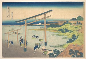 Zátoka Noboto (Noboto no ura), ze série „Třicet šest pohledů na horu Fudži“ (Fugaku sanjūrokkei) od Katsushika Hokusai